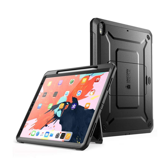 iPad Pro 12.9 inch (2018) Unicorn Beetle Pro Full Body Case (Apple Pencil compatible)-Black