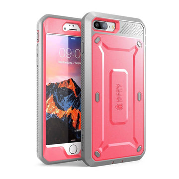 iPhone 8 Plus Unicorn Beetle Pro Full-Body Case-Pink