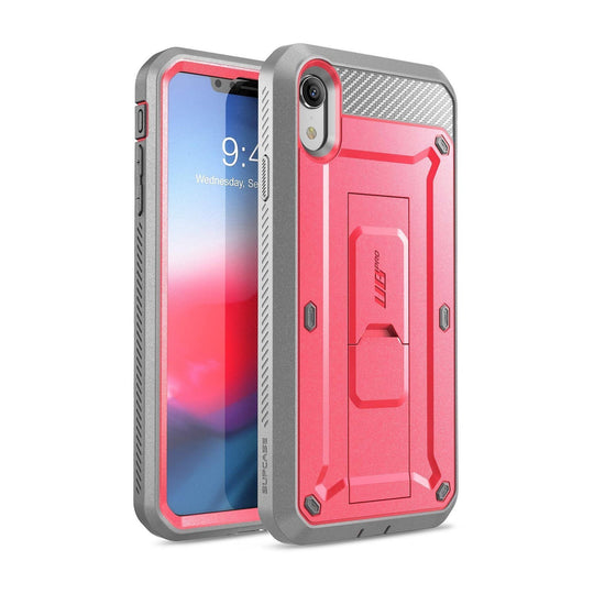 iPhone XR Unicorn Beetle Pro Full-Body Holster Case-Pink