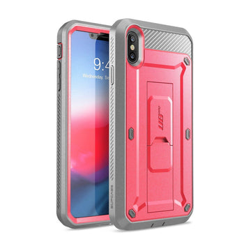 iPhone XS Max Unicorn Beetle Pro Full-Body Holster Case-Pink