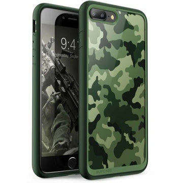 iPhone 8 Plus Unicorn Beetle Style Slim Clear Case-Camouflage